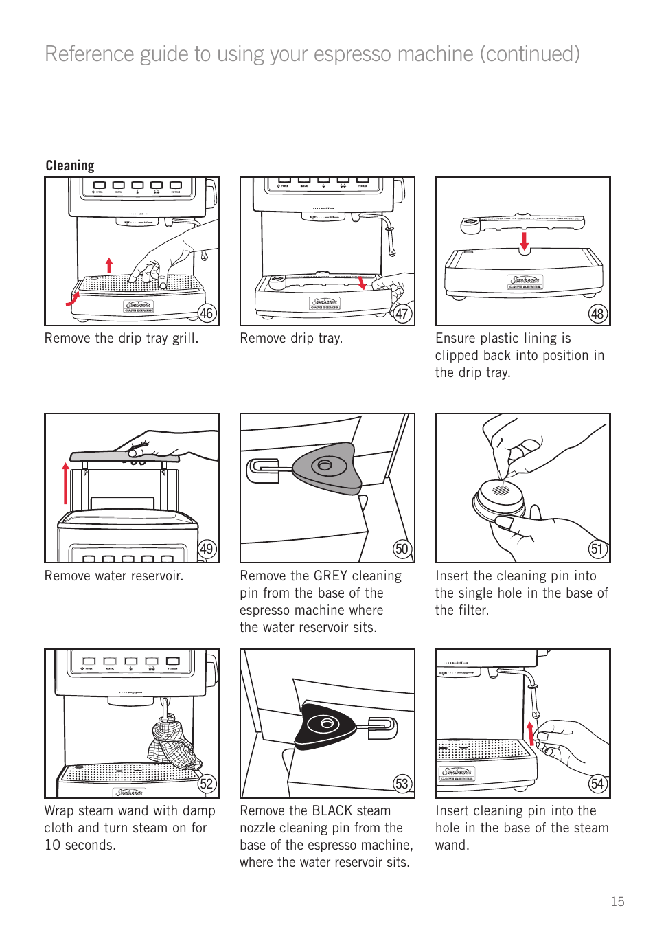 Sunbeam EM5800 User Manual | Page 16 / 33