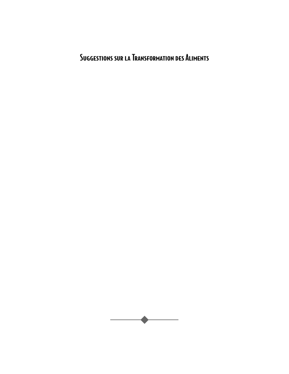 Suggestions sur la transformation des aliments | Sunbeam 4817-8 User Manual | Page 25 / 60