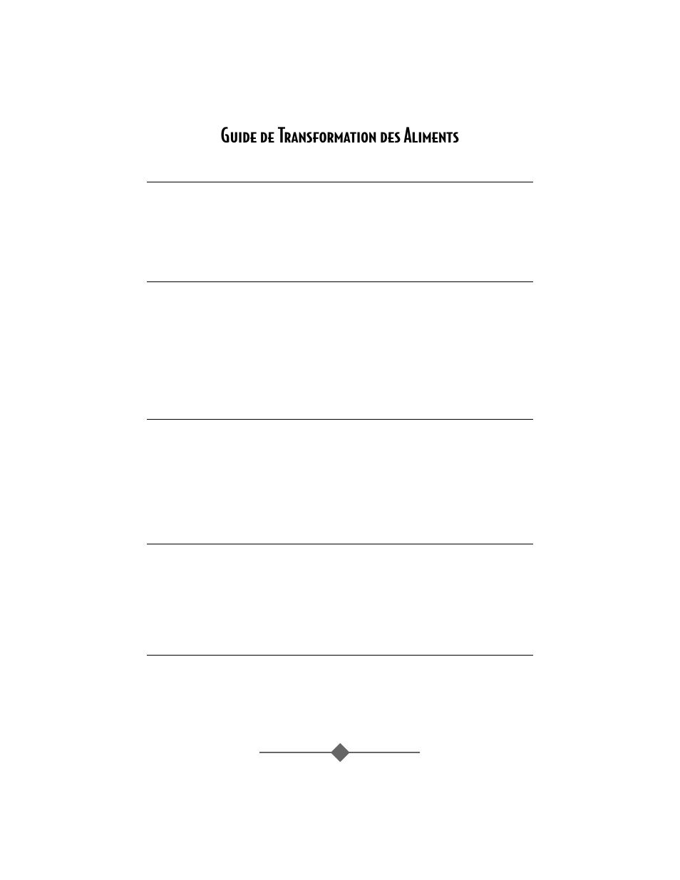 Guide de transformation des aliments | Sunbeam 4817-8 User Manual | Page 26 / 60