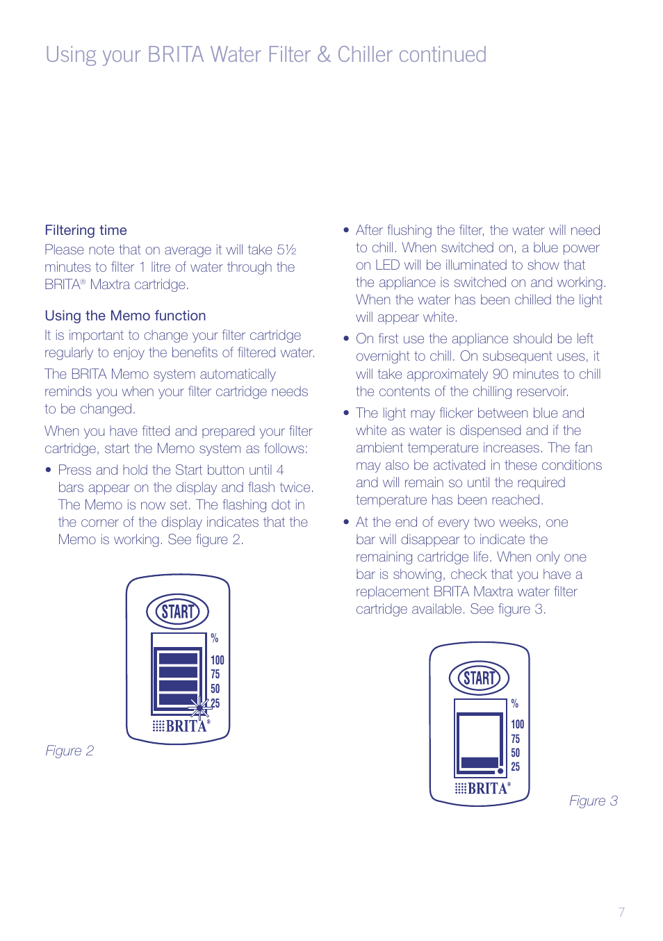 Using your brita water filter & chiller continued | Sunbeam WF5900 User Manual | Page 9 / 12