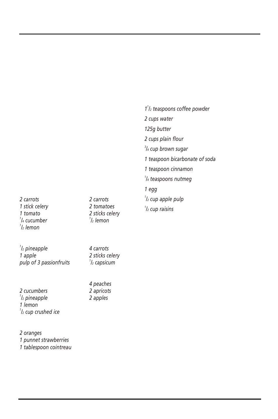 Recipes | Sunbeam JE4700 User Manual | Page 9 / 10