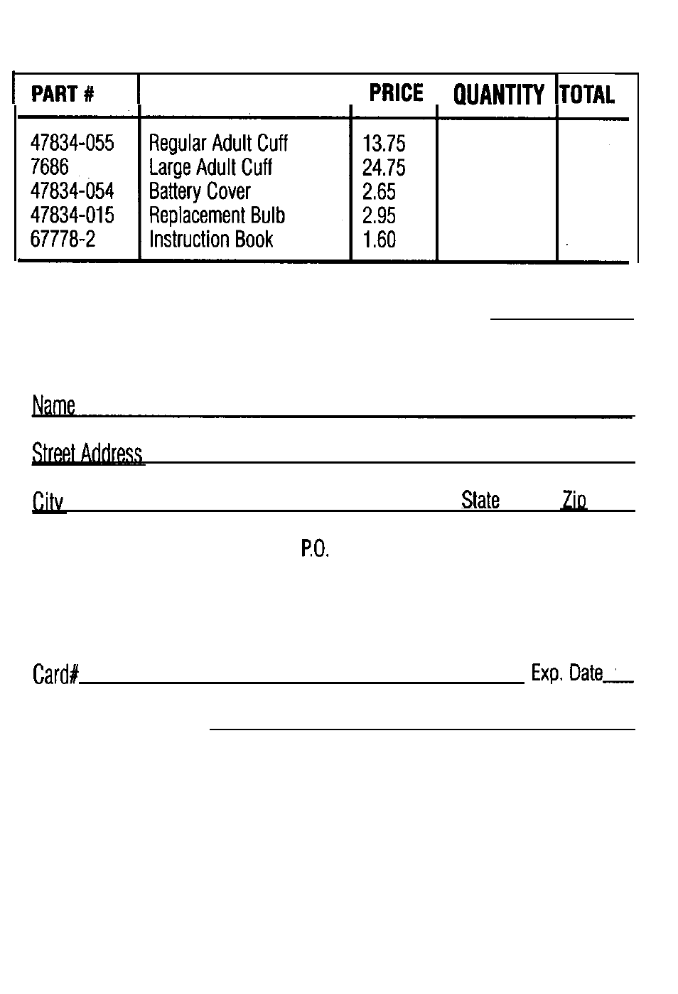 Replacement parts and accessories | Sunbeam HEALTH AT HOME 7623 User Manual | Page 12 / 12