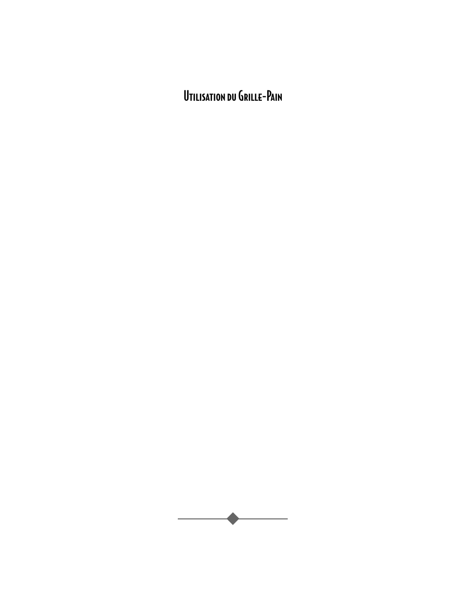 Utilisation du grille-pain | Sunbeam 3806 User Manual | Page 11 / 32