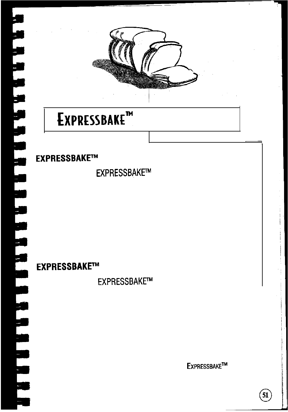 Ecipes, Setting | Sunbeam EXPRESSBAKETM Breadmaker User Manual | Page 53 / 90