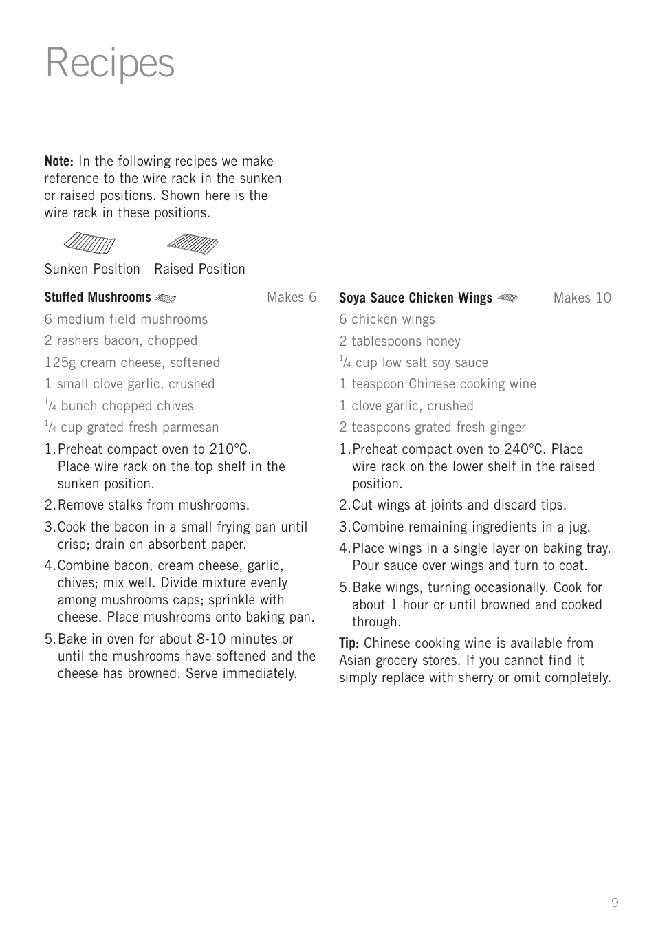 Recipes | Sunbeam BT2600 User Manual | Page 11 / 20