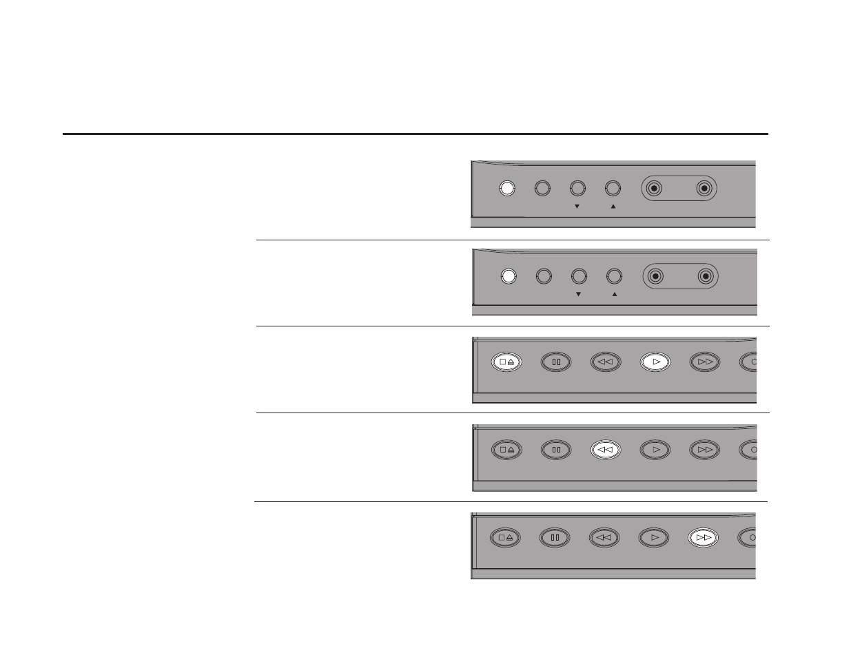 Menu navigation - front panel, Menu, Menu (3 seconds) | Stop/eject & play, Rewind, F.forward | Sensory Science DDV9150 User Manual | Page 34 / 106