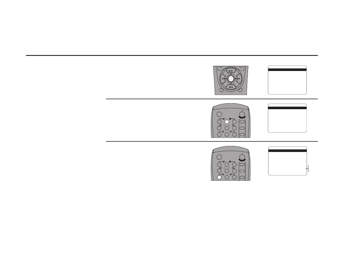Sequential/loop recording, Open “setup menu, Select “copy/record settings | Set “record mode, Press and hold the menu button for 3 seconds, Press 2 | Sensory Science DDV9150 User Manual | Page 62 / 106