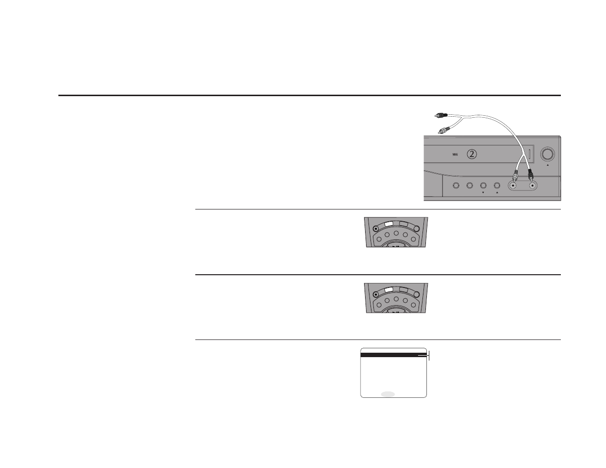 Connecting other video equipment, Connect device to vcr, Watch device | Record device, Timer record from device | Sensory Science DDV9150 User Manual | Page 91 / 106