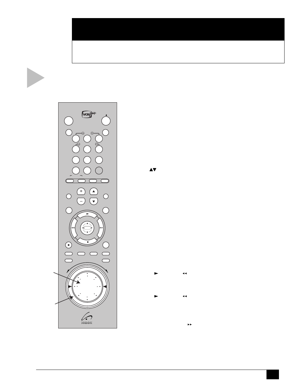 Remote control | Sensory Science DDV2120 User Manual | Page 11 / 64
