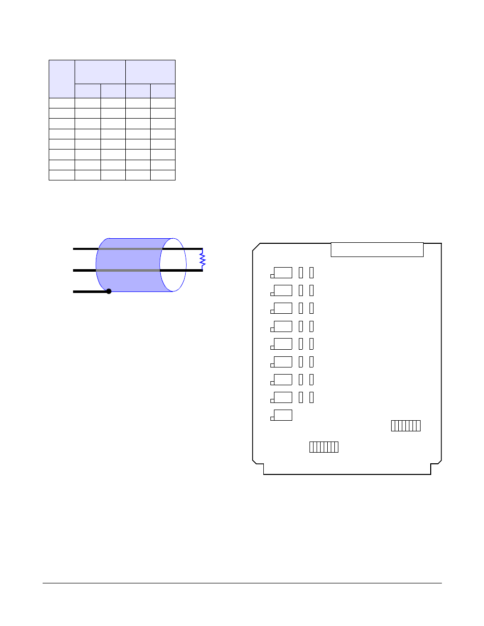 Calibration, Board layout, Procedure | Pin –pin gnd load | Sensory Science 7405 User Manual | Page 5 / 8