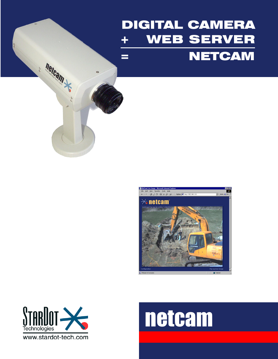 StarDot Technologies NetCam RS-232 User Manual | 2 pages