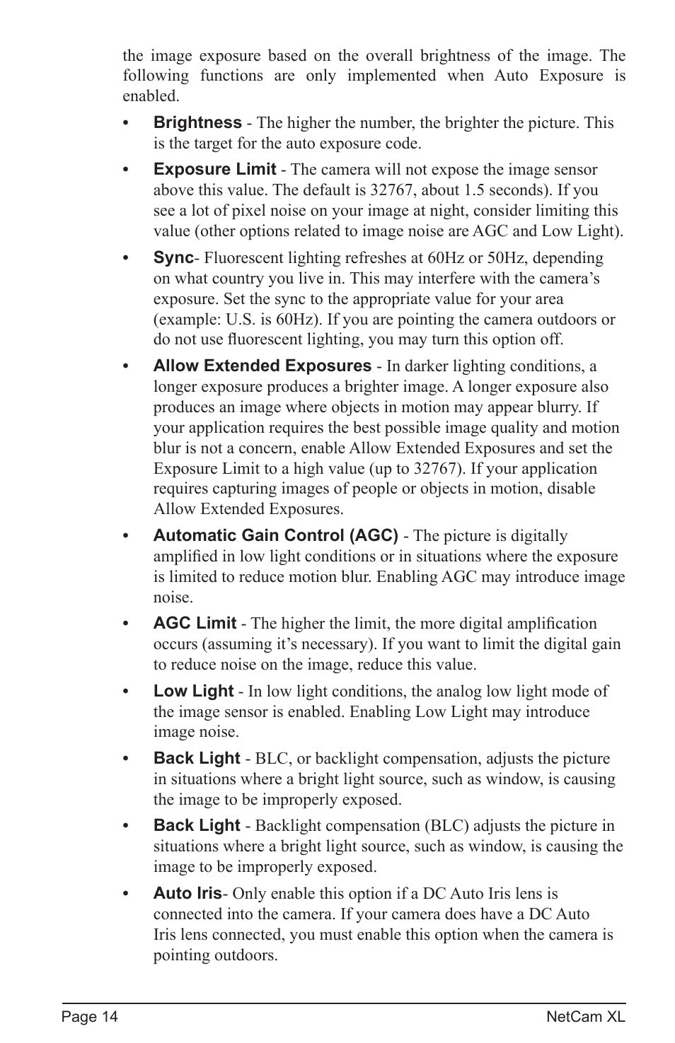 StarDot Technologies netcam XL User Manual | Page 14 / 46