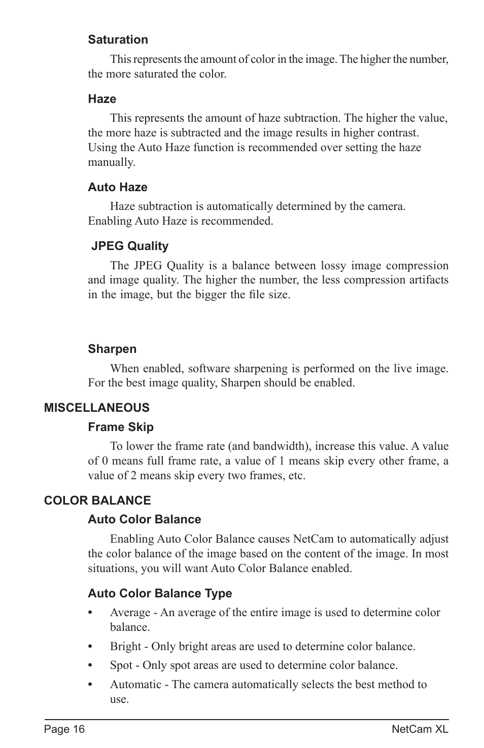 StarDot Technologies netcam XL User Manual | Page 16 / 46