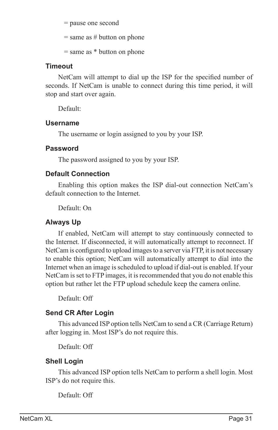 StarDot Technologies netcam XL User Manual | Page 31 / 46