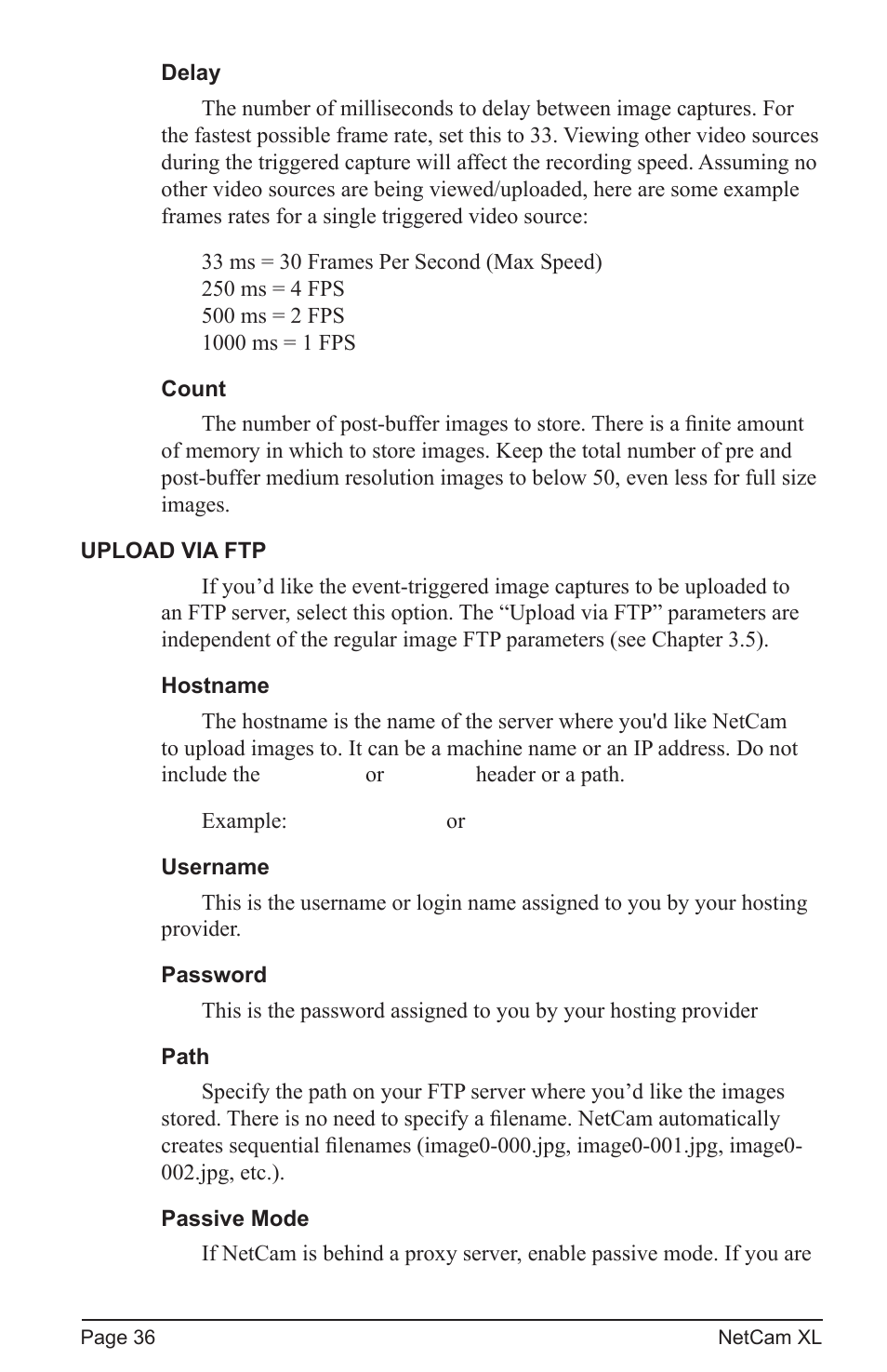 StarDot Technologies netcam XL User Manual | Page 36 / 46