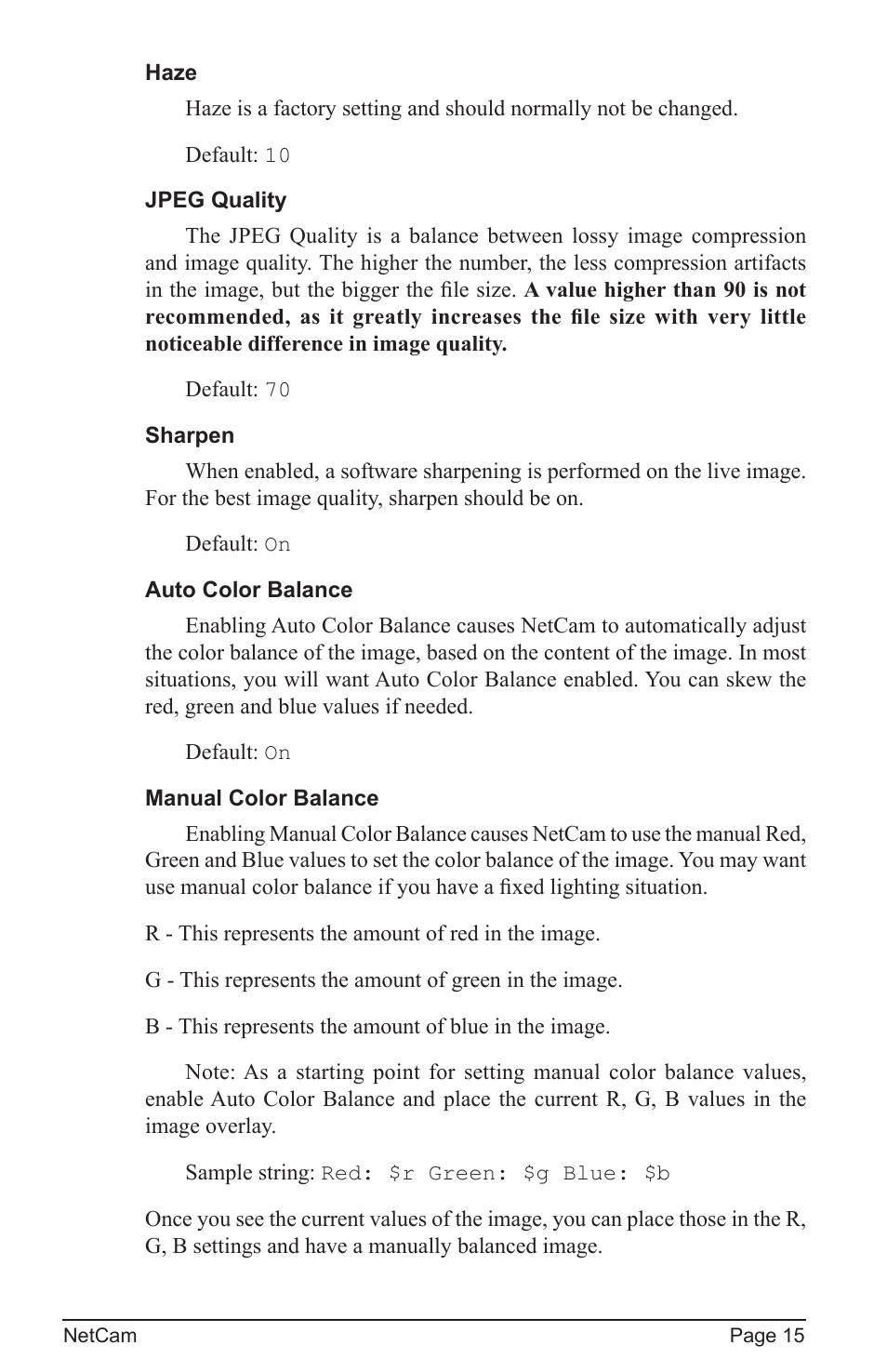 StarDot Technologies net camera User Manual | Page 15 / 42