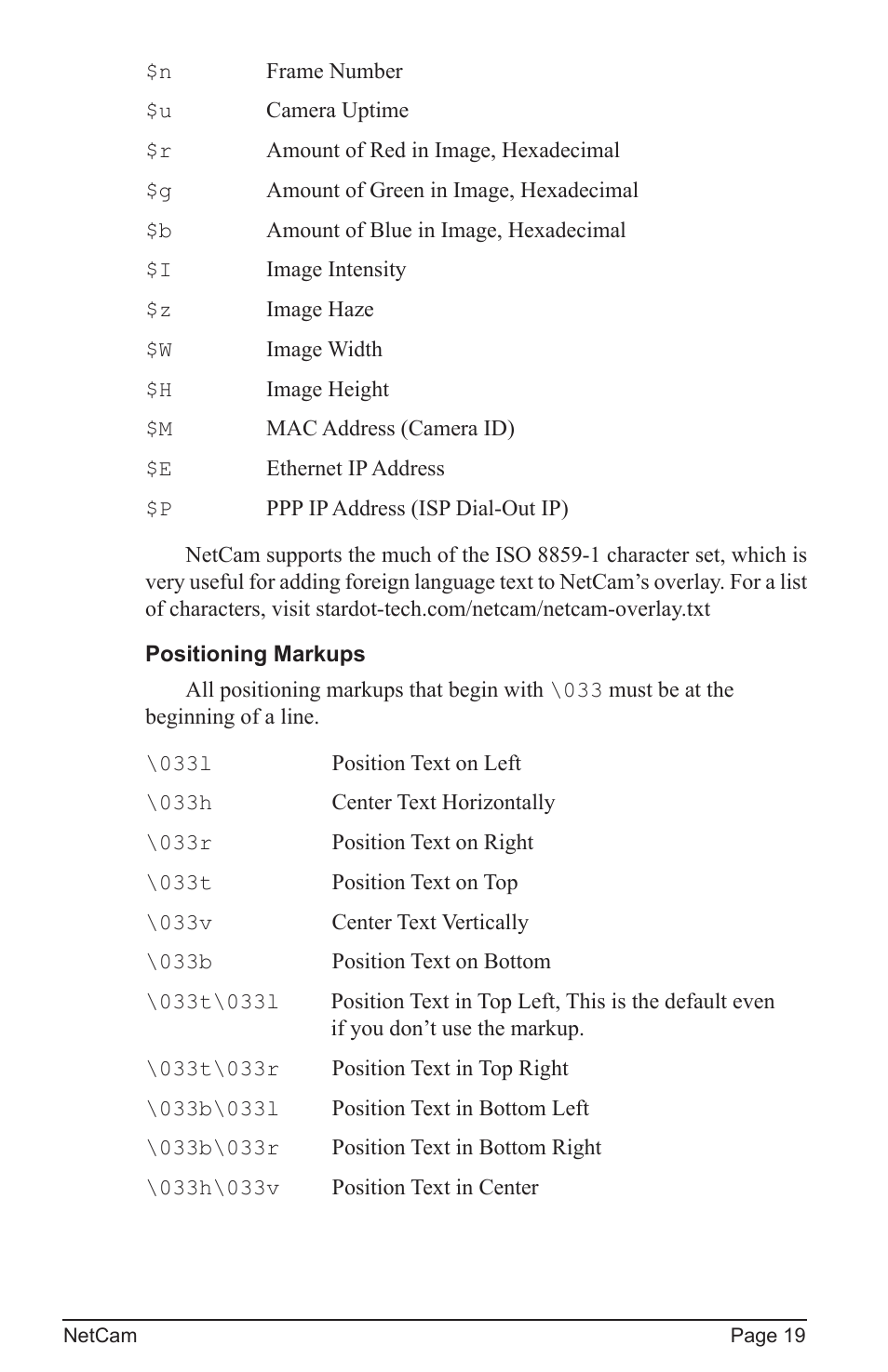 StarDot Technologies net camera User Manual | Page 19 / 42