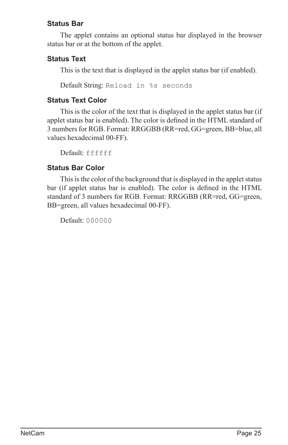StarDot Technologies net camera User Manual | Page 25 / 42