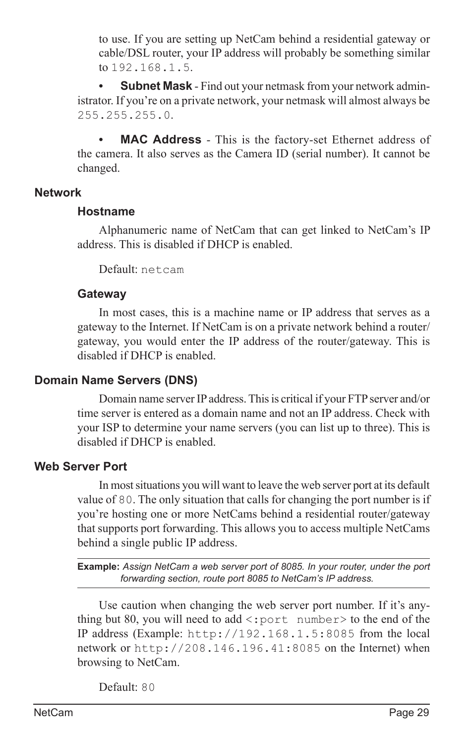 StarDot Technologies net camera User Manual | Page 29 / 42