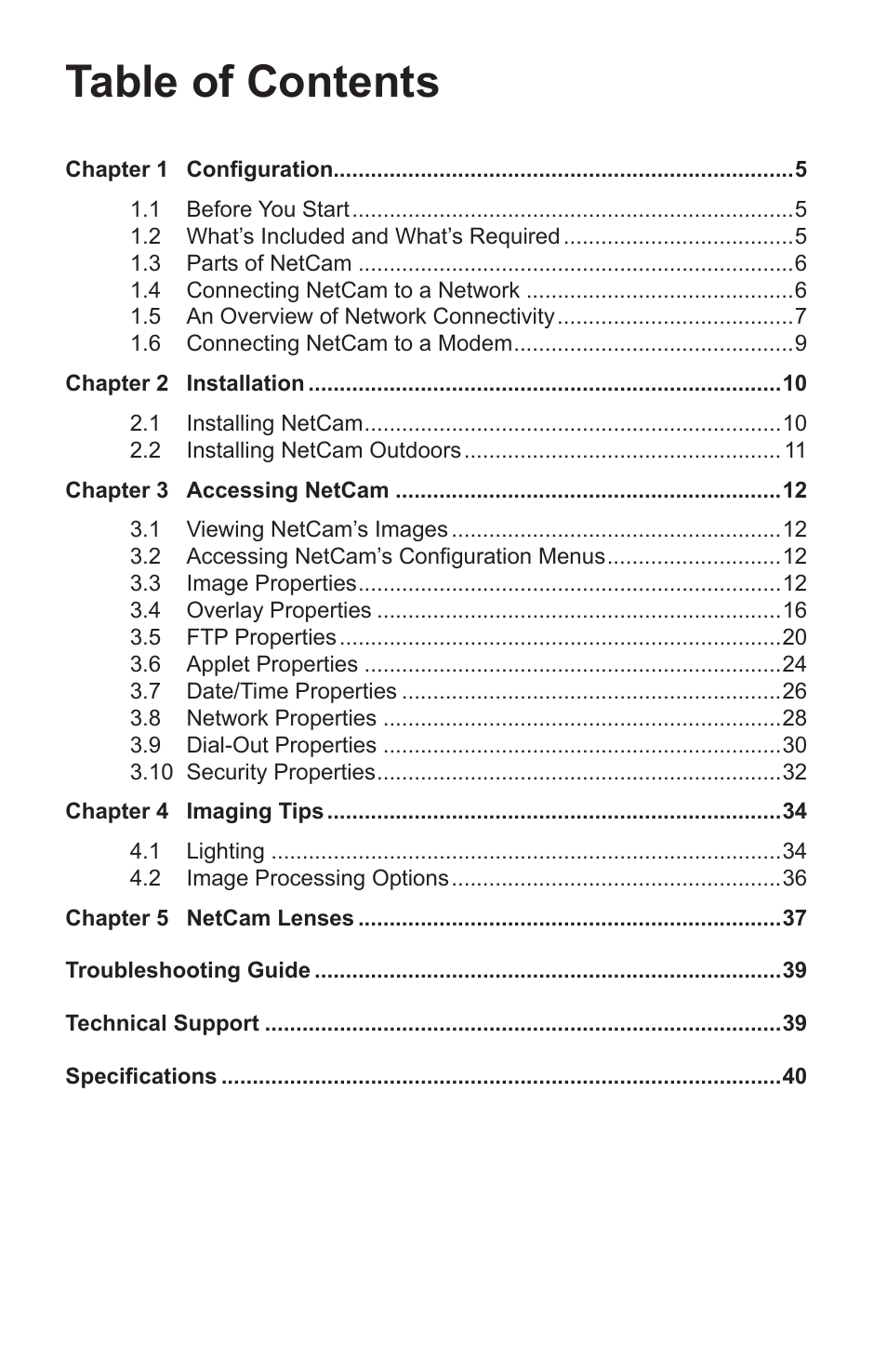 StarDot Technologies net camera User Manual | Page 3 / 42