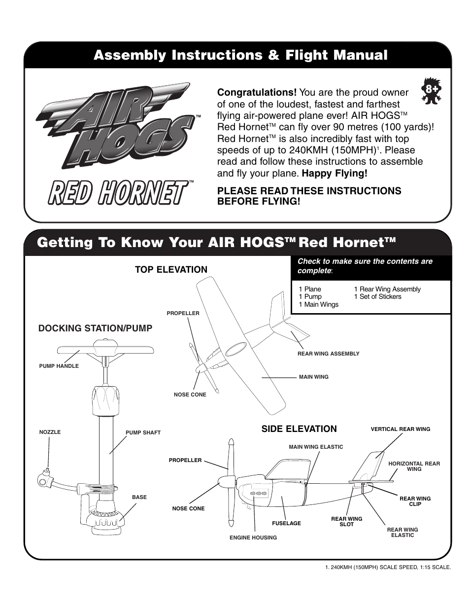Spin Master Air Hogs Red Hornet User Manual | 4 pages