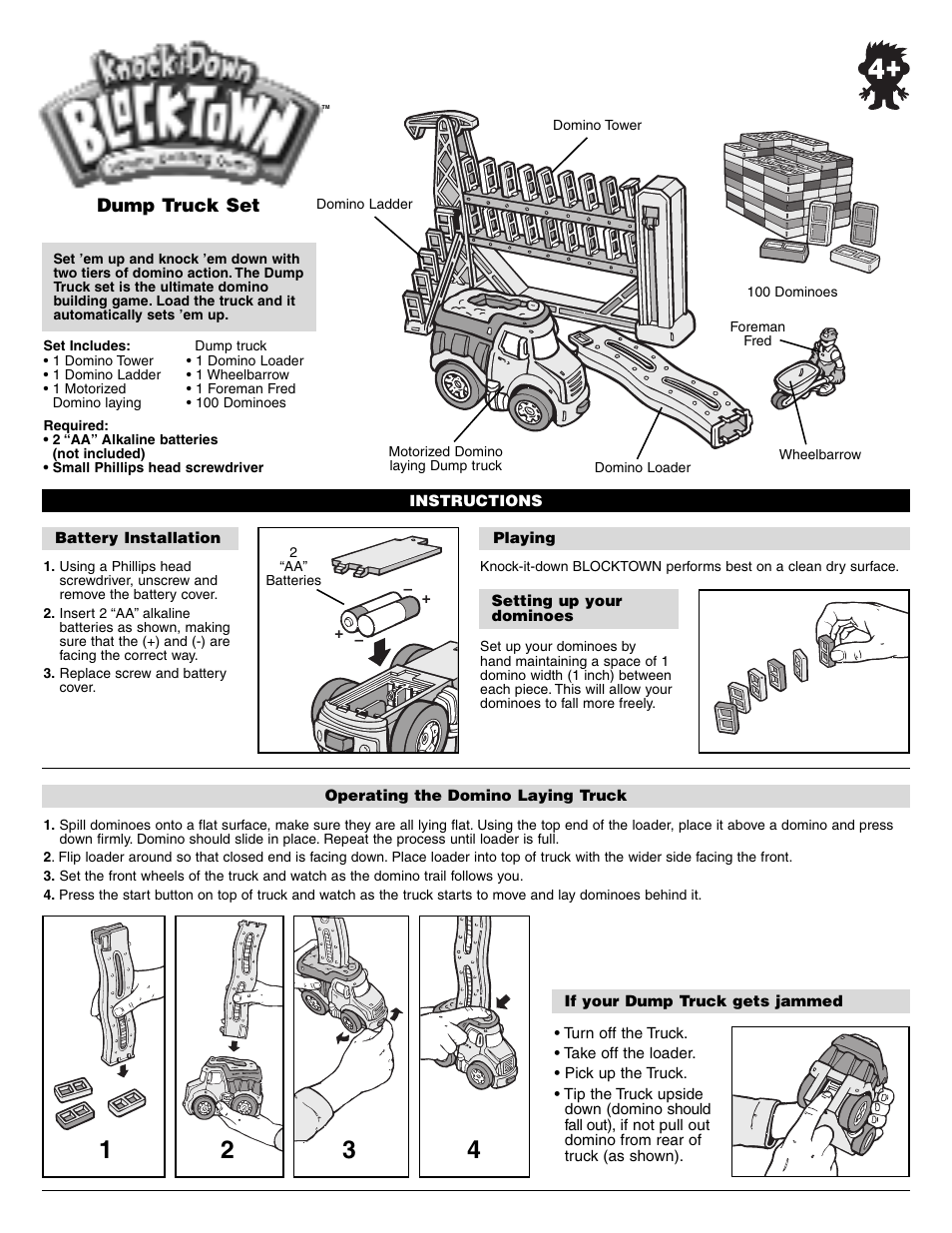 Spin Master Knock Down Blocktown User Manual | 5 pages