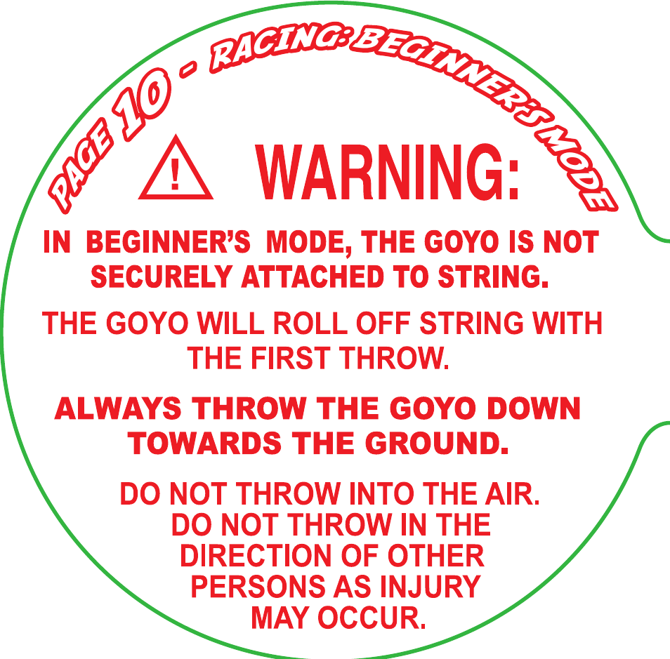 Spin Master Goyo Racer User Manual | Page 10 / 20