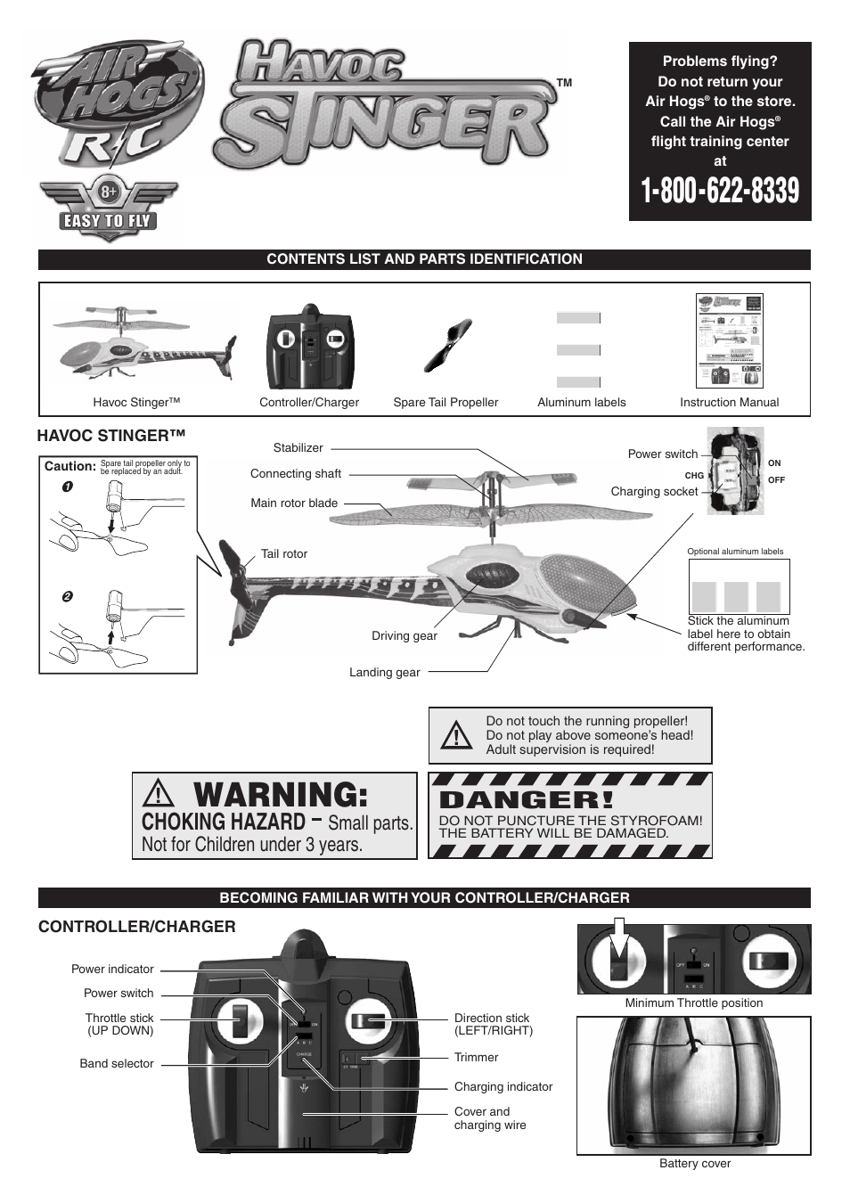 Spin Master Havoc Stinger User Manual | 4 pages