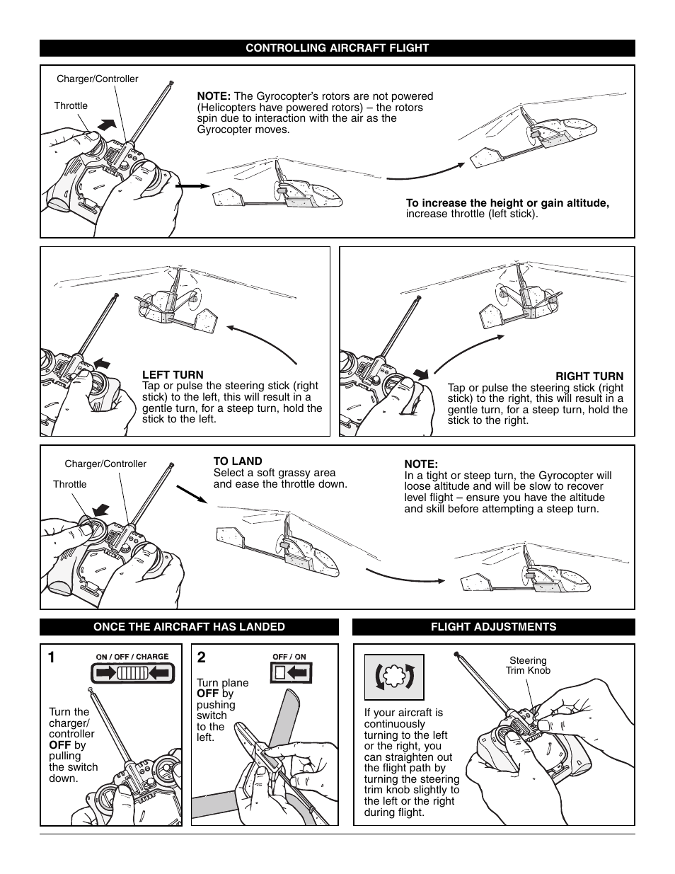 Spin Master Air Hogs RC Gyro Havoc User Manual | Page 3 / 4