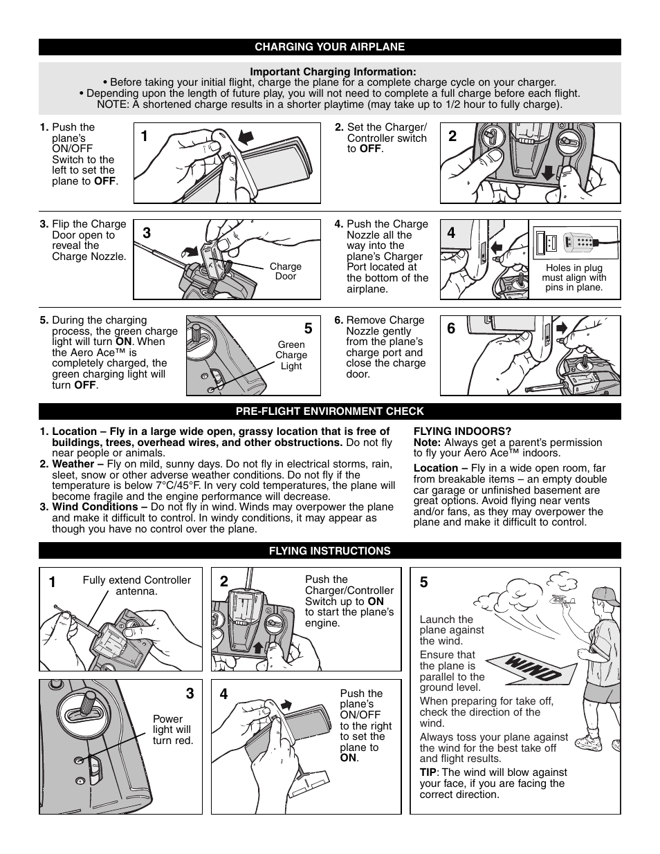 Spin Master Air Hogs Aero Ace User Manual | Page 2 / 4