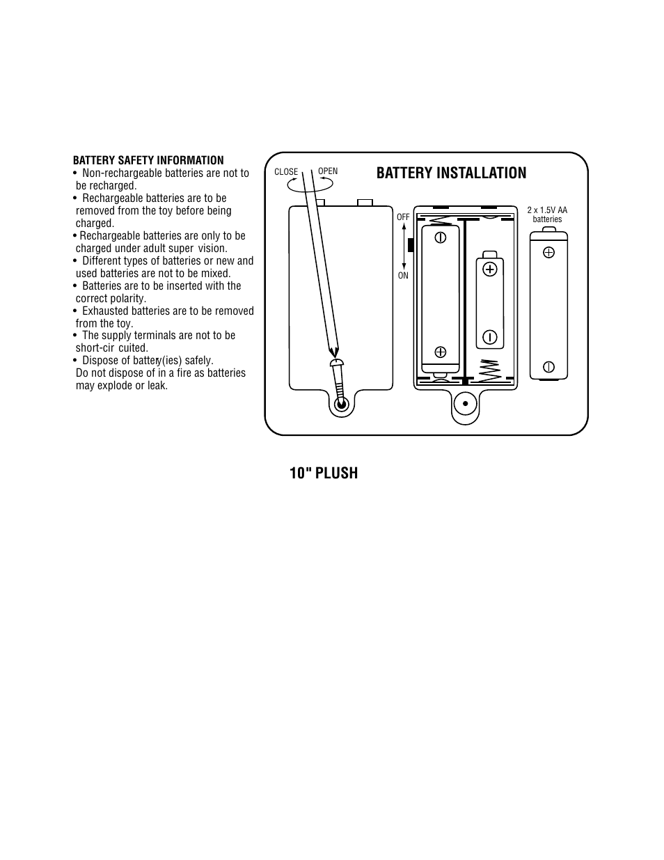 Spin Master Wiggles Musical Plush User Manual | 1 page