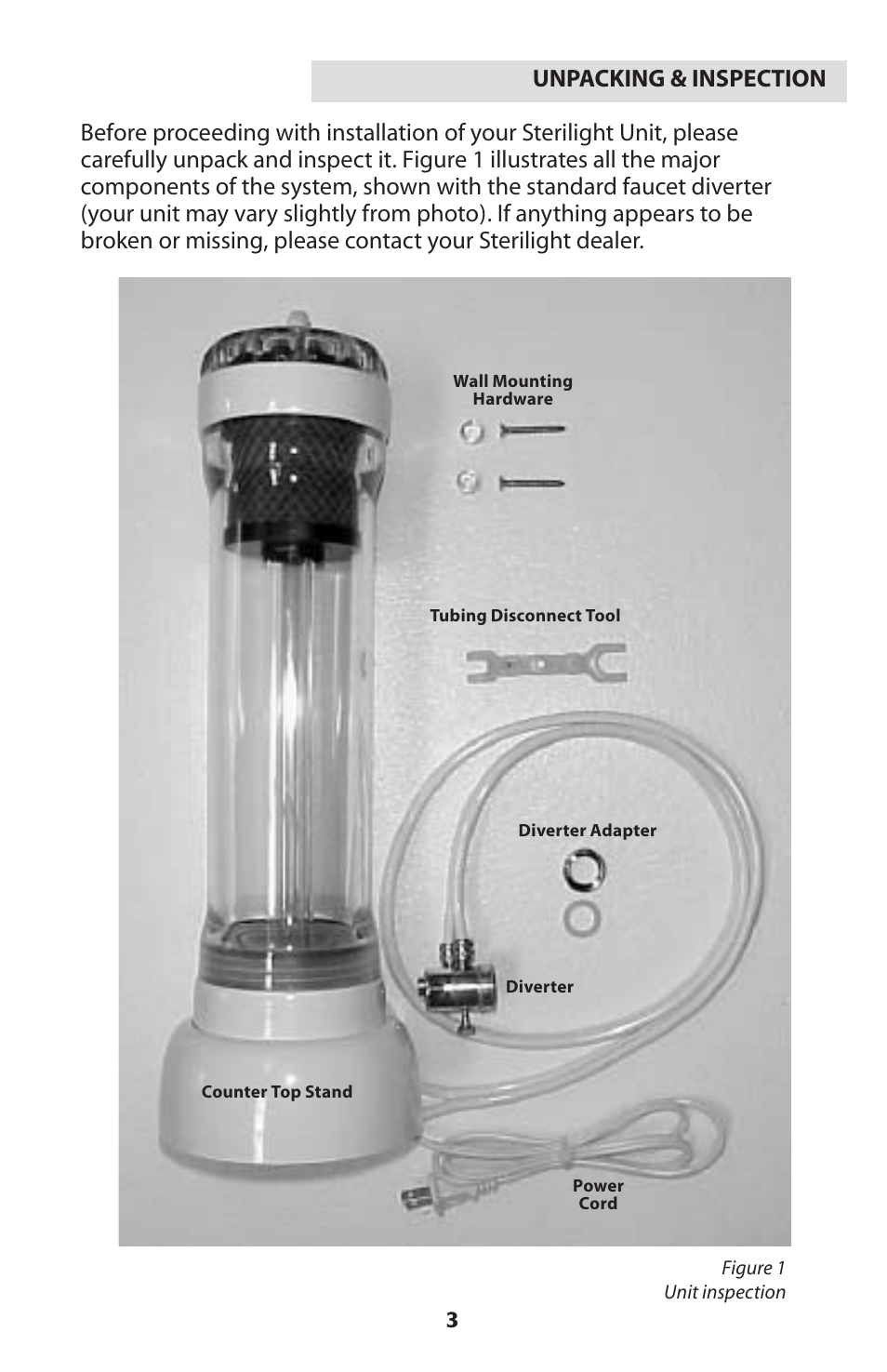 Sterilite Point-of-Use Drinking Water System User Manual | Page 3 / 12
