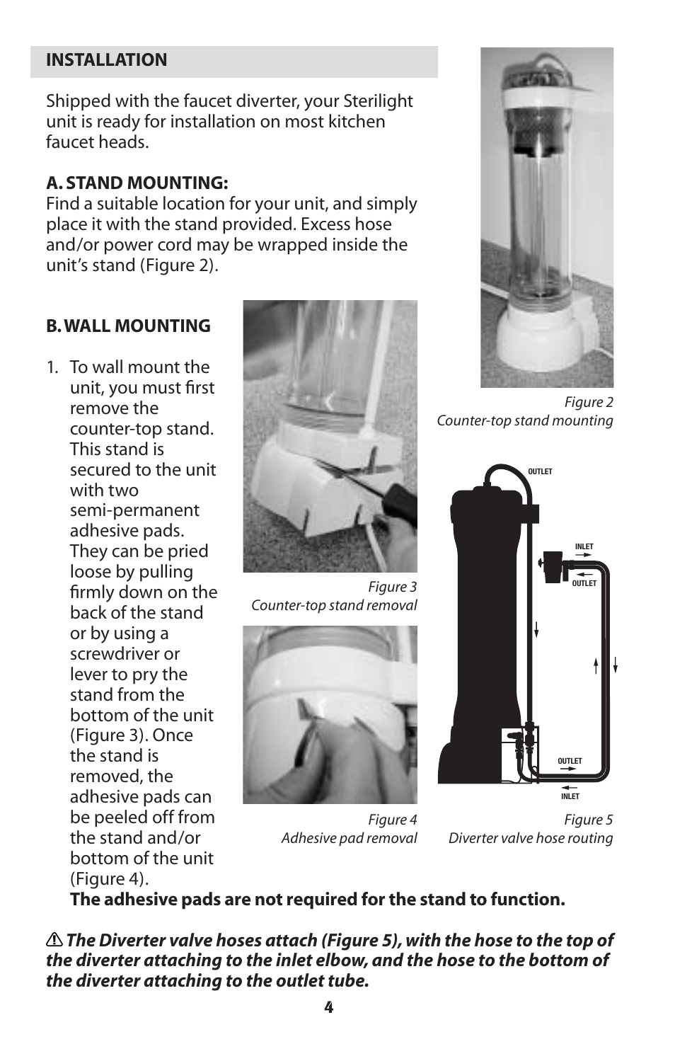 Sterilite Point-of-Use Drinking Water System User Manual | Page 4 / 12
