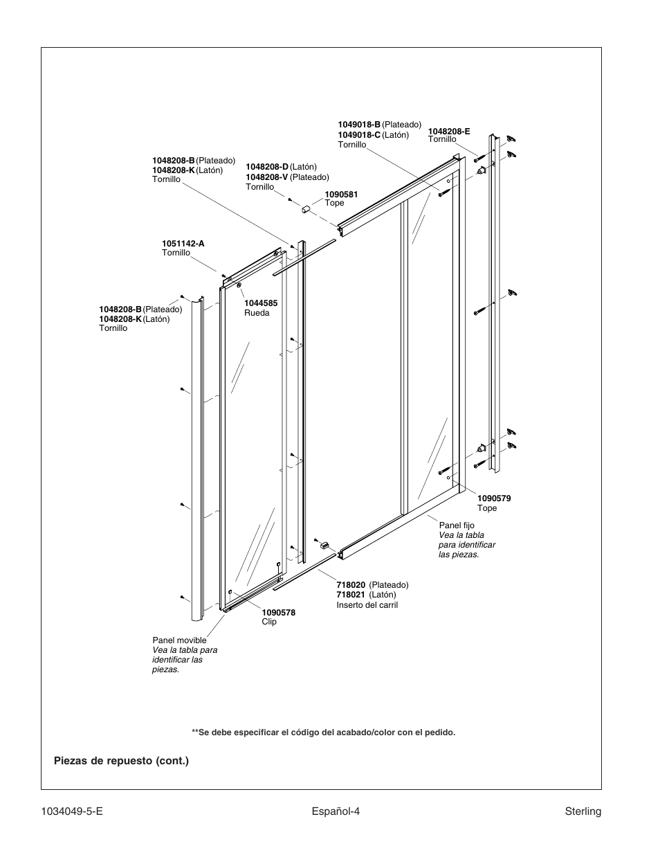 Sterilite Neo-Angle Shower Door SP1900A User Manual | Page 14 / 16