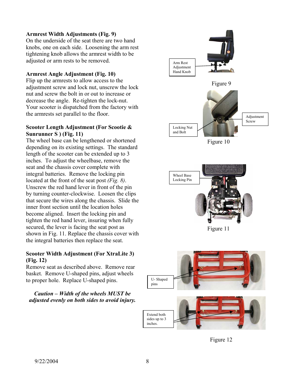 Shoprider Scootie TE-787NA User Manual | Page 8 / 18