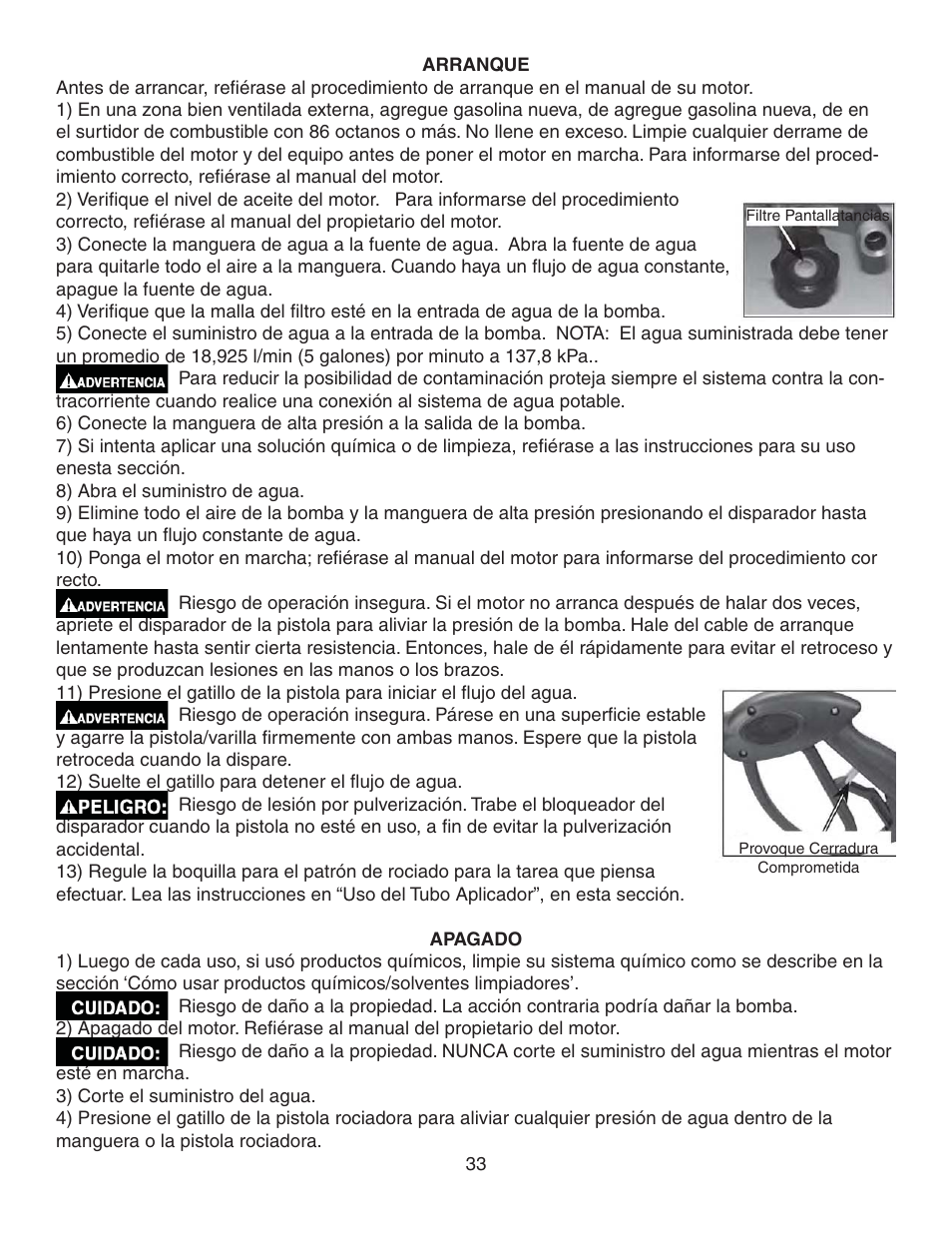 Simpson MEGASHOT V3100 User Manual | Page 33 / 62