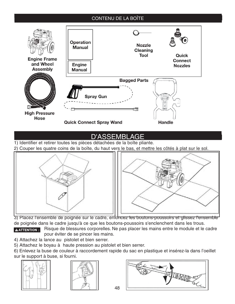 D'assemblage | Simpson MEGASHOT V3100 User Manual | Page 48 / 62
