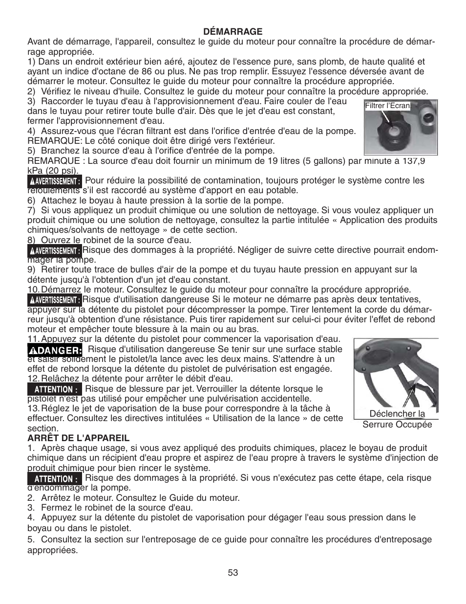 Simpson MEGASHOT V3100 User Manual | Page 53 / 62