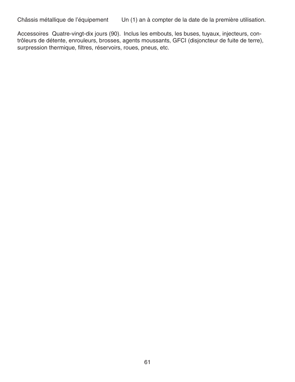 Simpson MEGASHOT V3100 User Manual | Page 61 / 62