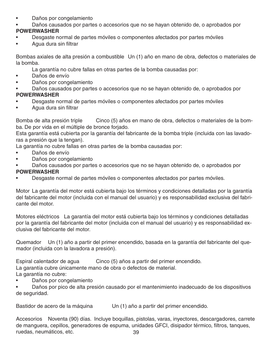 Simpson MSV2600 User Manual | Page 39 / 40