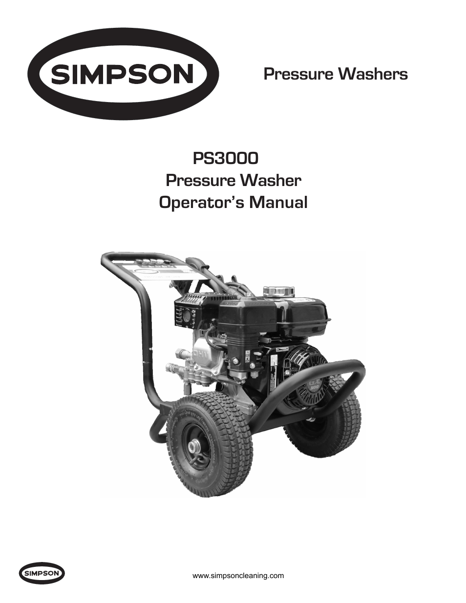 Simpson PS3000 User Manual | 14 pages