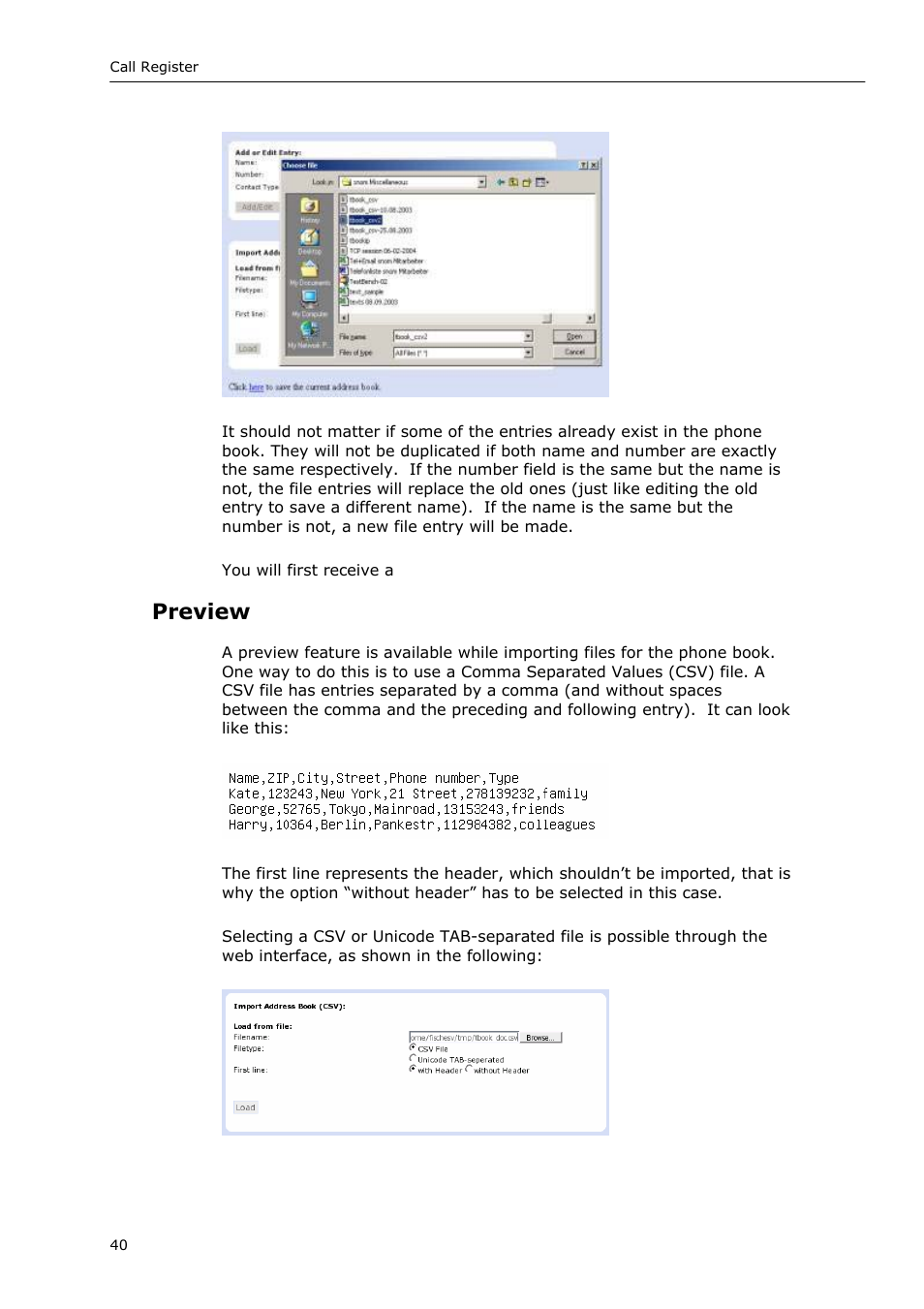 Preview | Snom VoIP Phone User Manual | Page 40 / 71