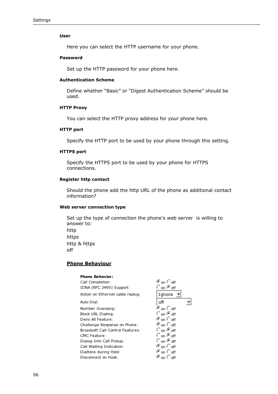Snom VoIP Phone User Manual | Page 56 / 71
