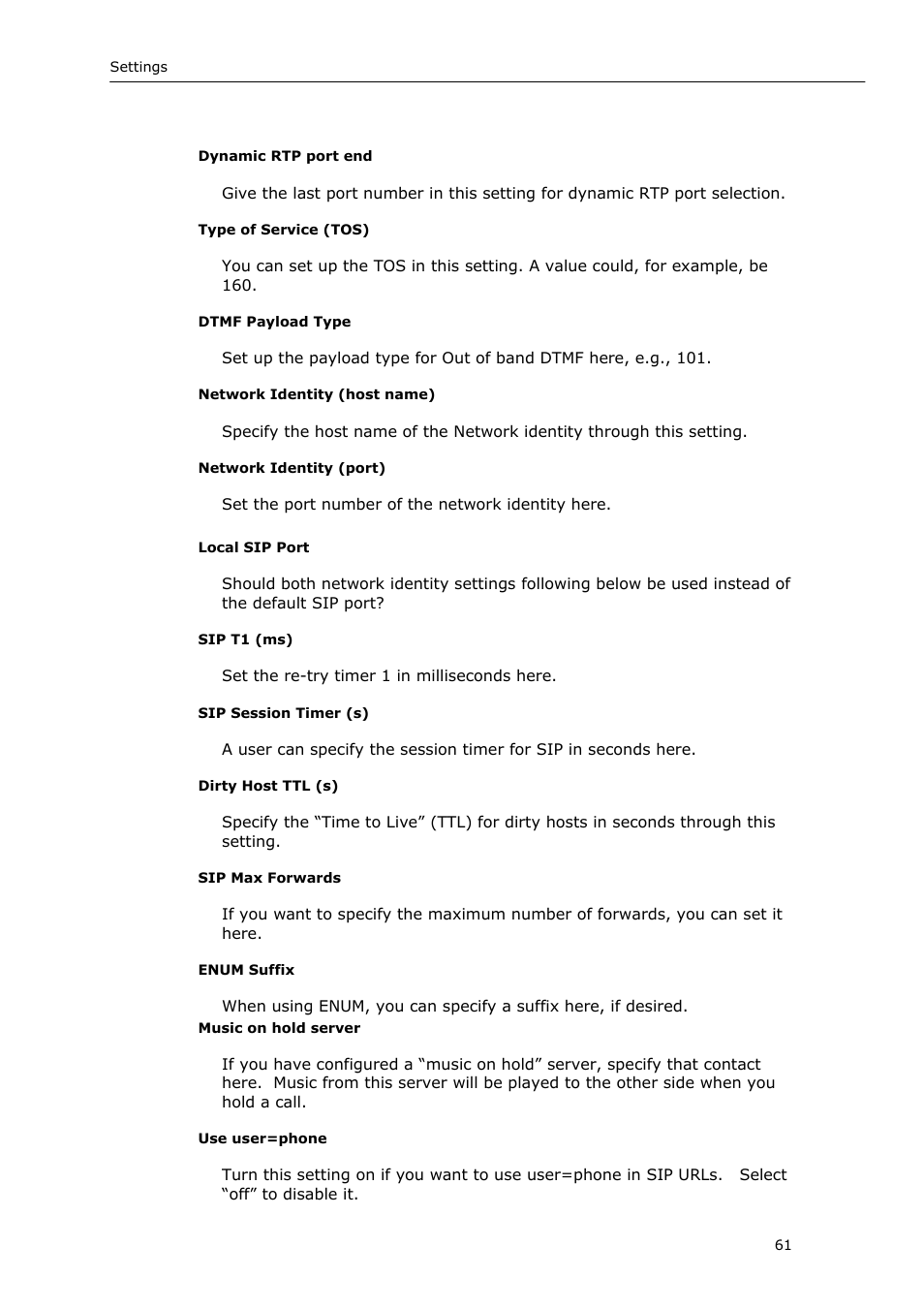 Snom VoIP Phone User Manual | Page 61 / 71