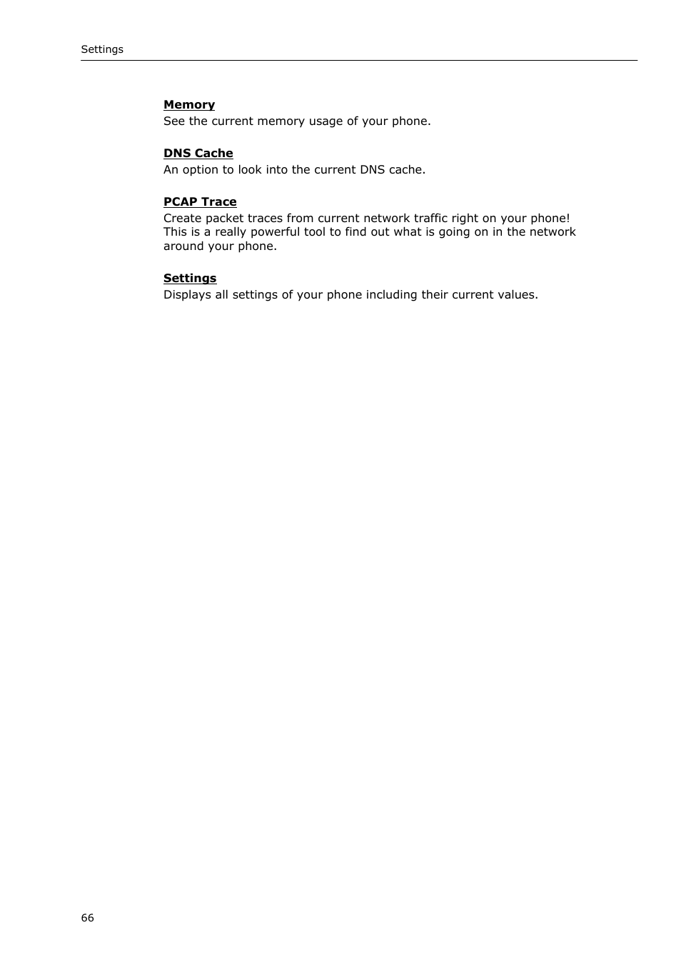 Snom VoIP Phone User Manual | Page 66 / 71