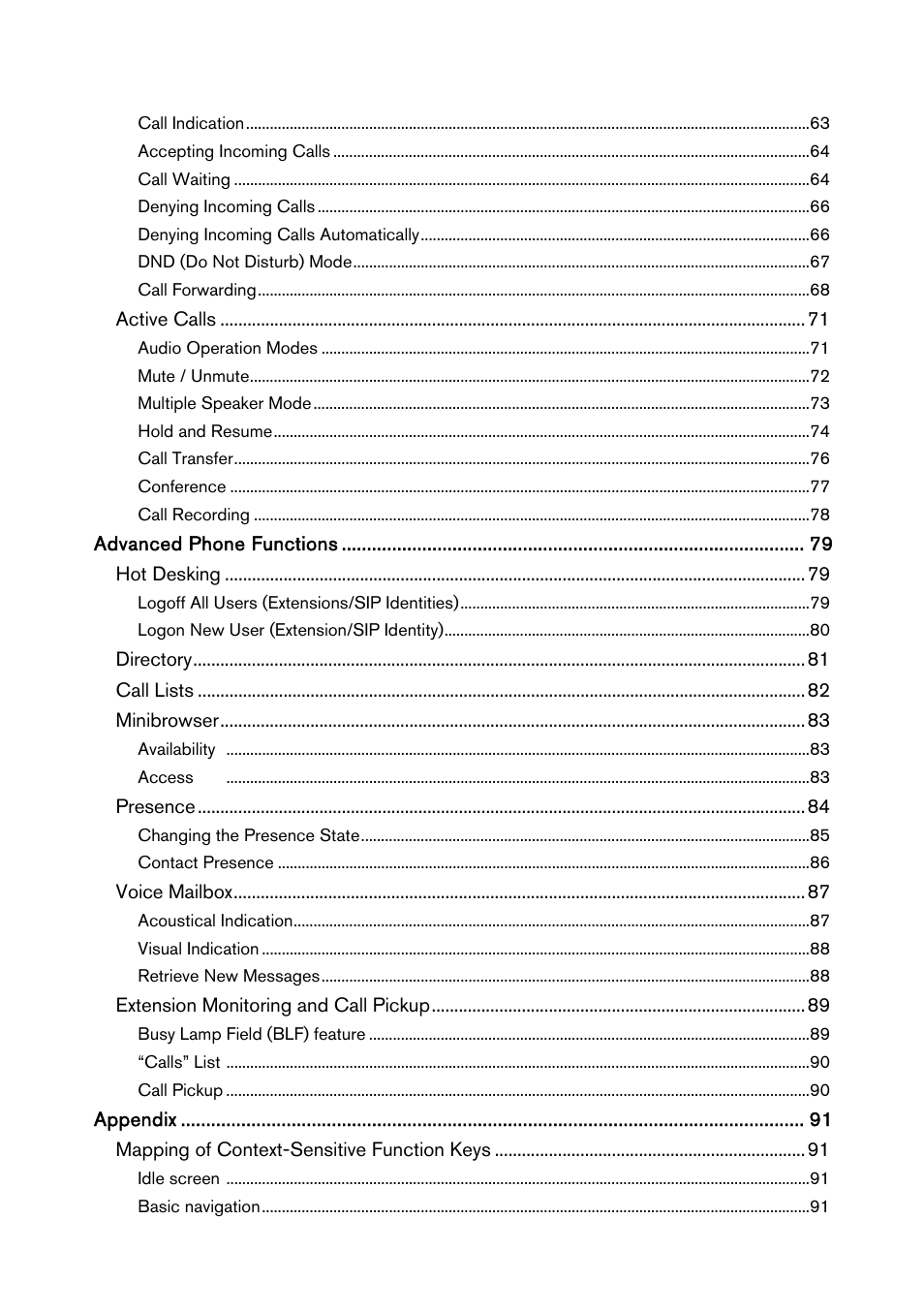 Snom 300 User Manual | Page 5 / 105