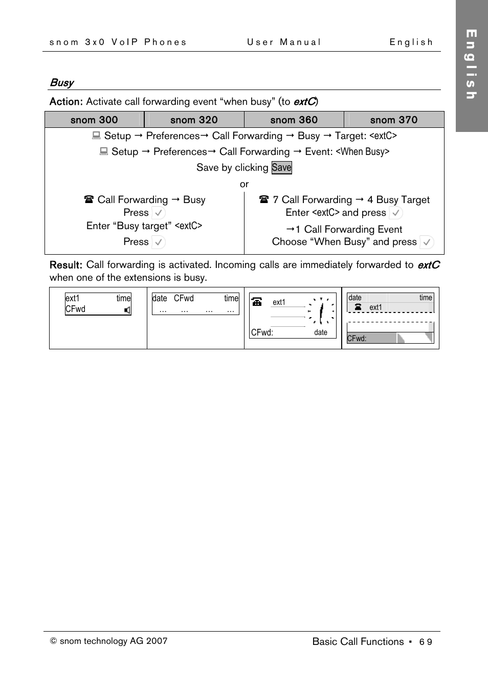 Busy, English | Snom 300 User Manual | Page 75 / 105