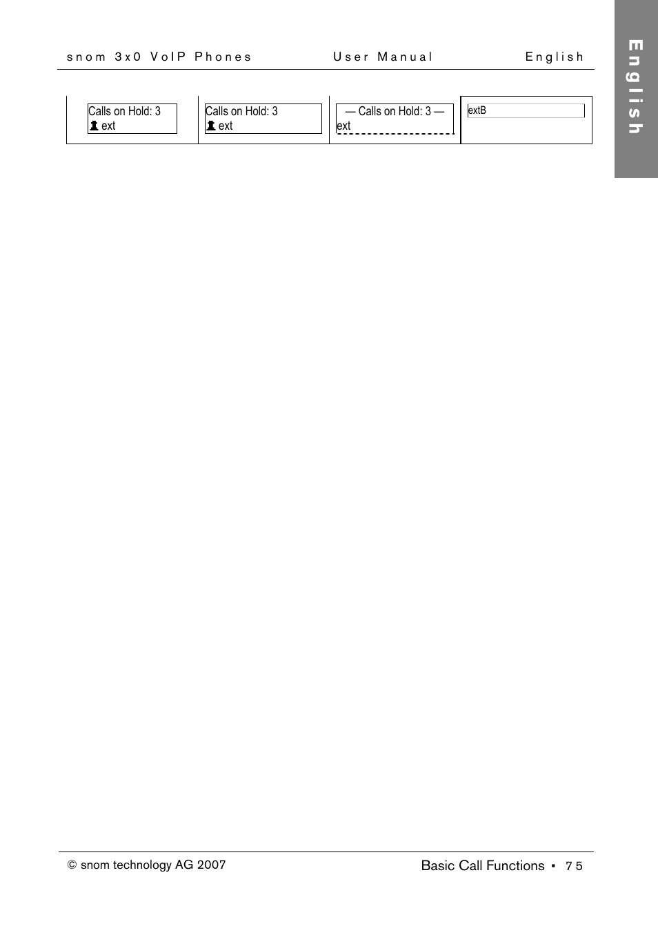 English | Snom 300 User Manual | Page 81 / 105