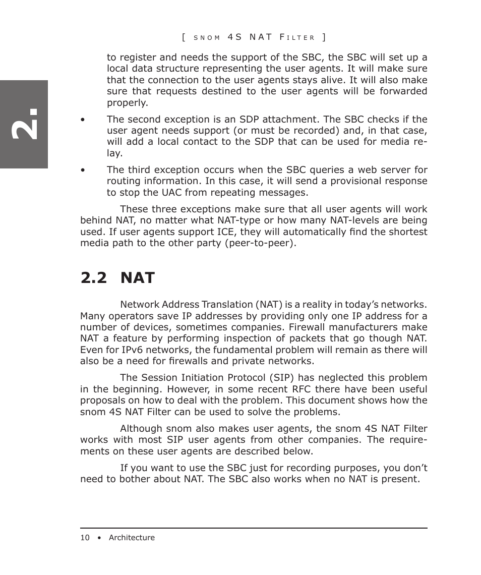 2 nat | Snom 4S User Manual | Page 10 / 68