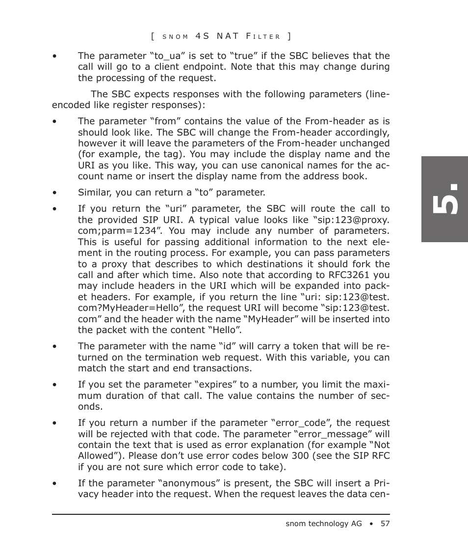Snom 4S User Manual | Page 57 / 68